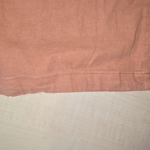 AE Dreamy Drape Linen-Blend Baggy Wide-Leg Cargo Pants Size: 000 - Picture 7 of 9